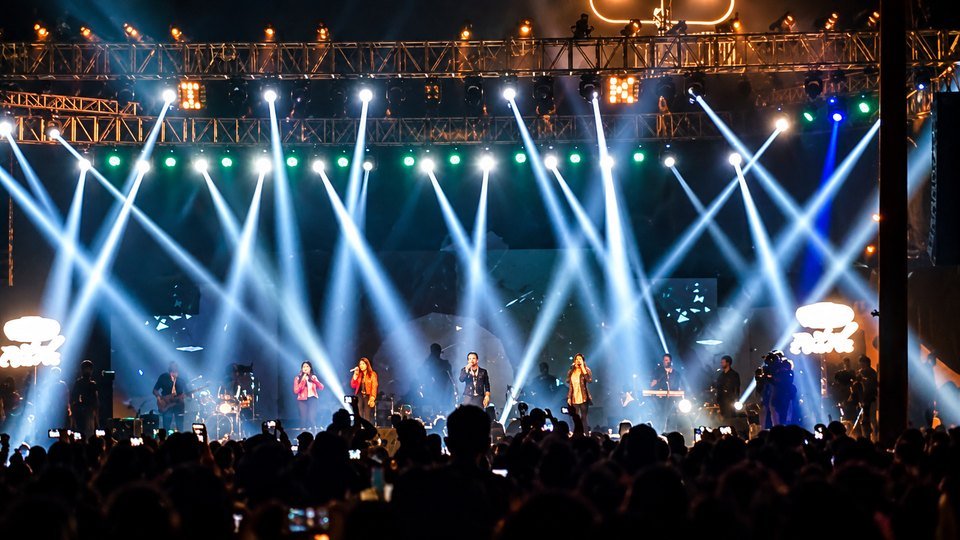 Concert lighting and stage production by TKC Talent Concert lighting and stage production by TKC Talent