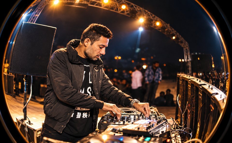 DJ stage performance production — The Kabir Company DJ stage performance production organized by The Kabir Company