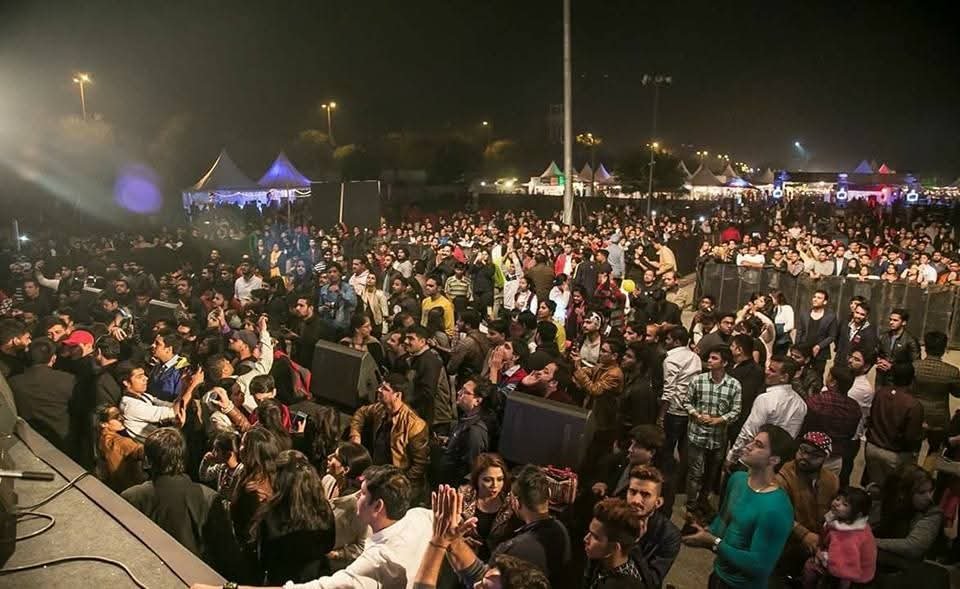 Large live-event audience at a TKC Talent production Large live-event audience at a TKC Talent production