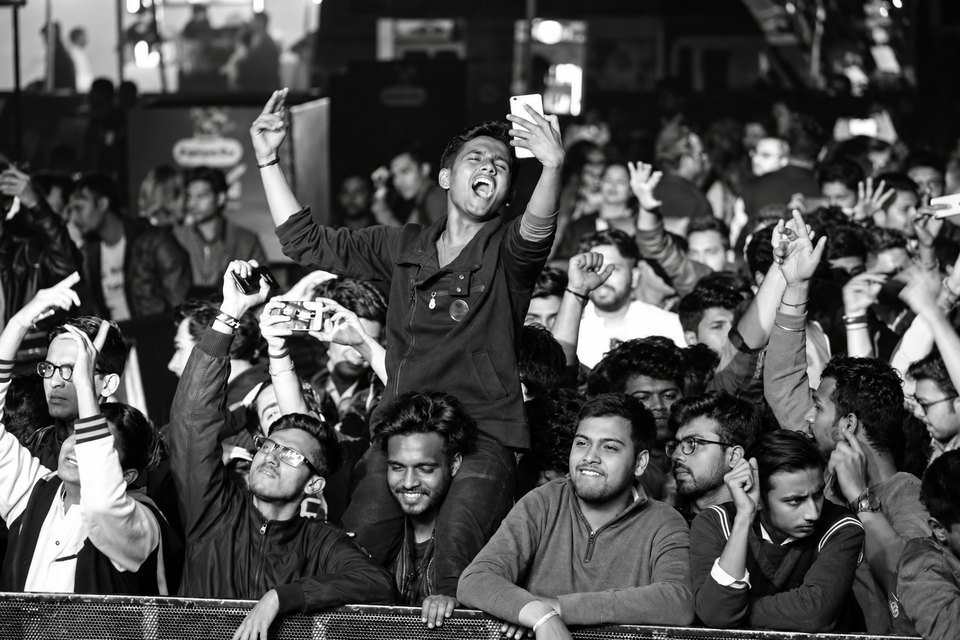 Live concert crowd engagement — The Kabir Company Live concert crowd engagement organized by The Kabir Company