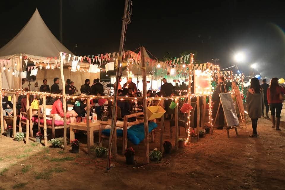 Outdoor food stalls at an event managed by TKC Talent Outdoor food stalls at an event managed by TKC Talent