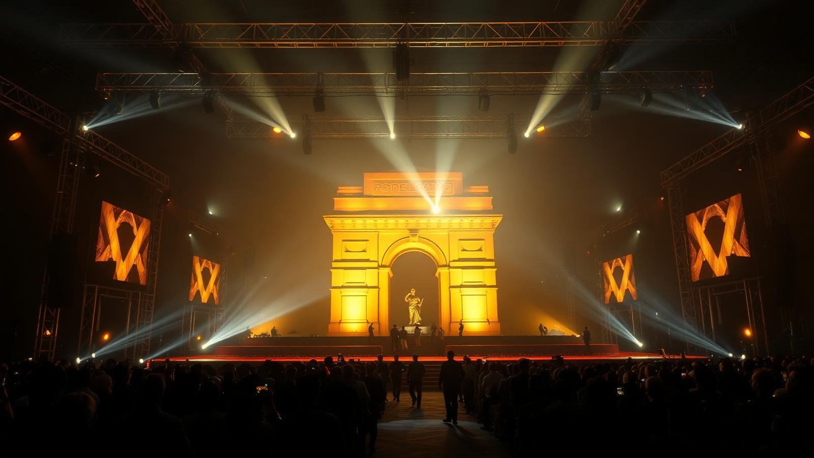 Celebrity booking in Delhi — TKC Talent event stage with premium production