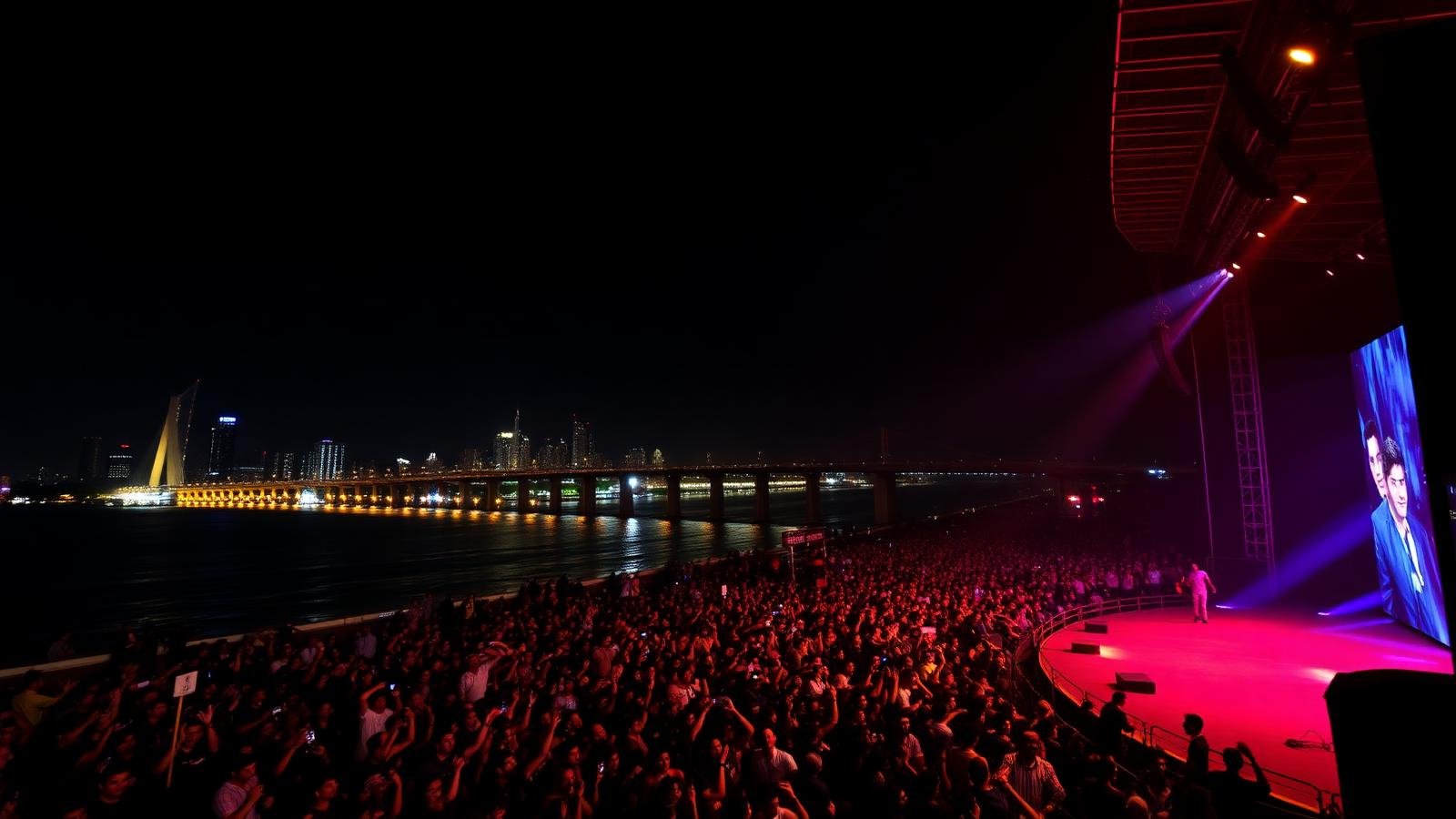 Celebrity booking in Mumbai — TKC Talent event stage with premium production
