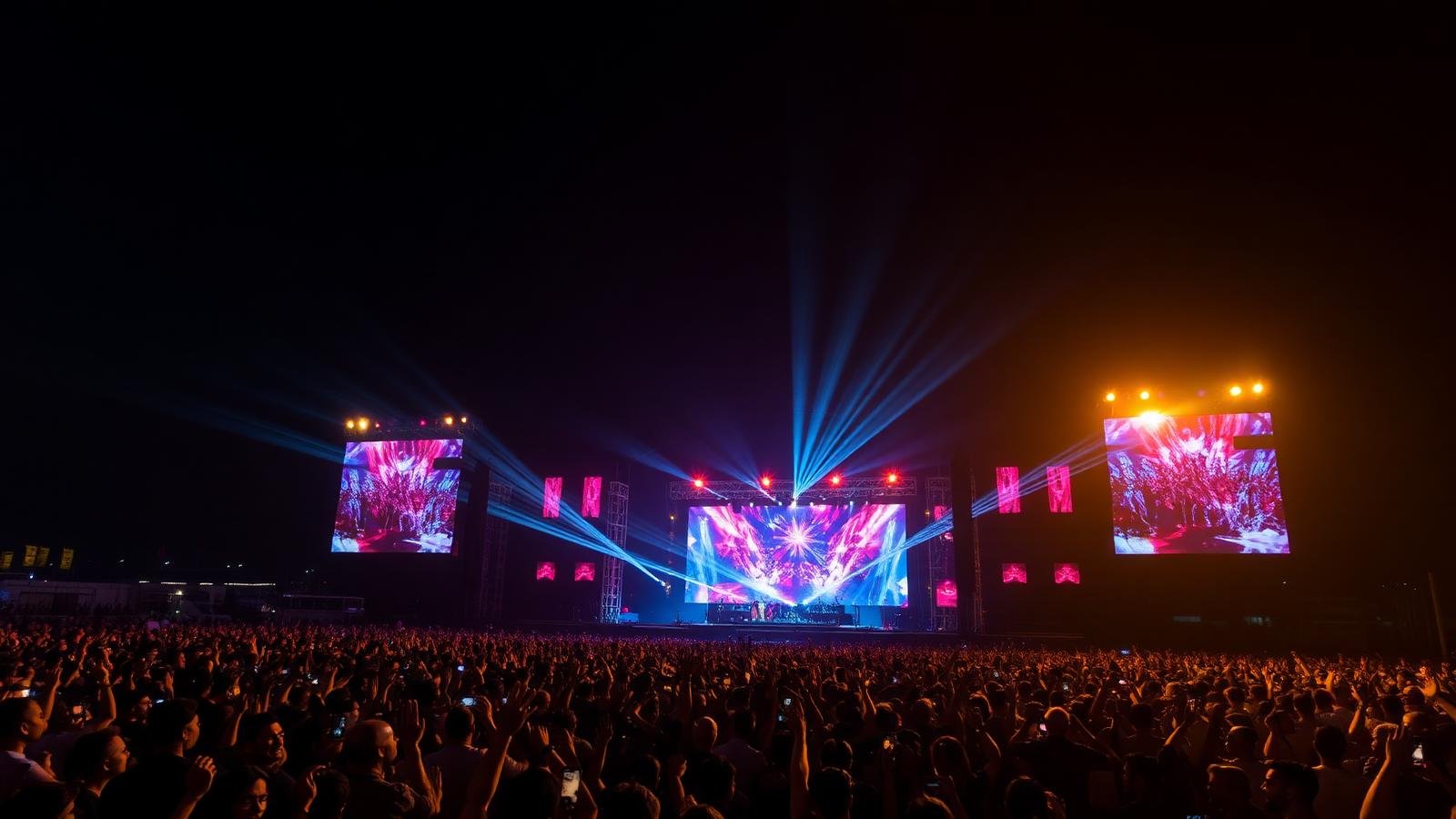 Massive outdoor music festival — TKC Talent concert production India