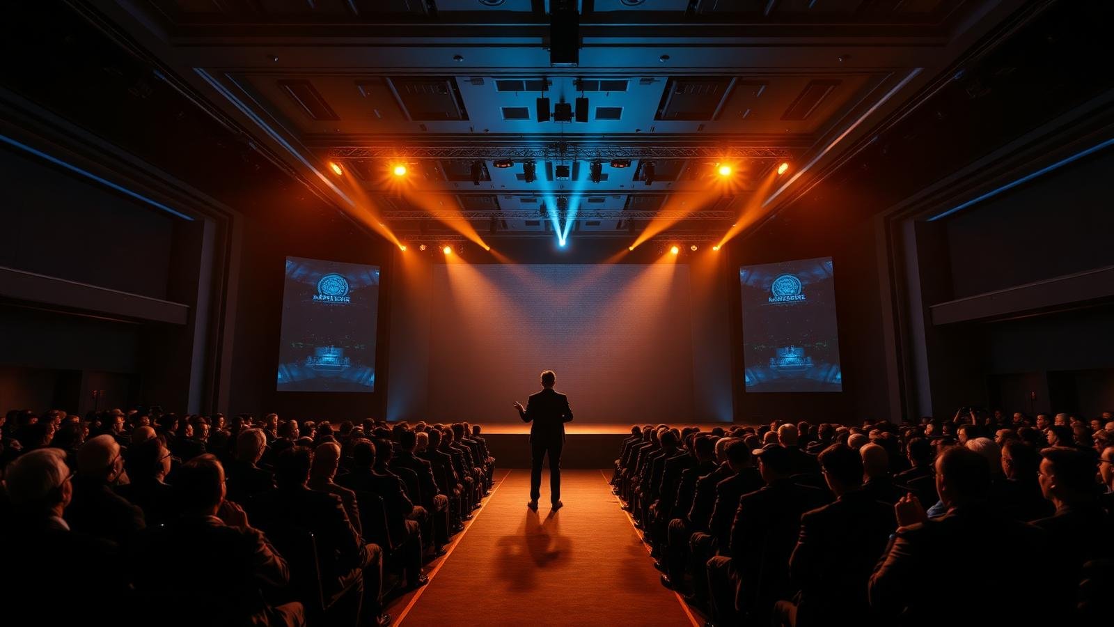 Corporate event management company Delhi NCR — TKC Talent stage and audience