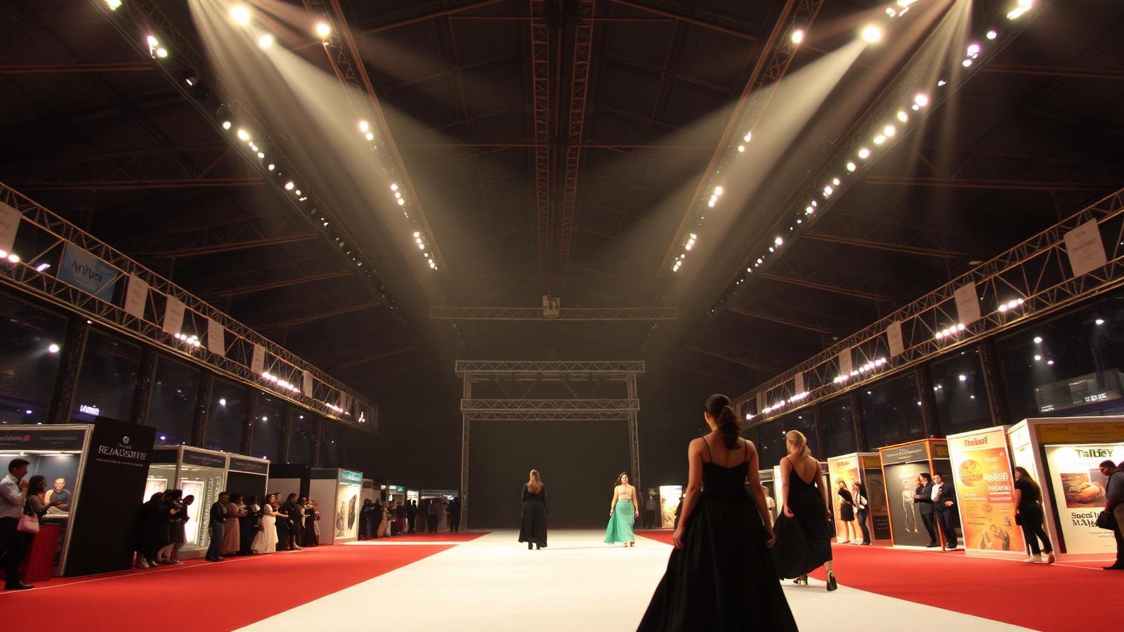 Trade fair and fashion show hall — TKC Talent exhibition management India