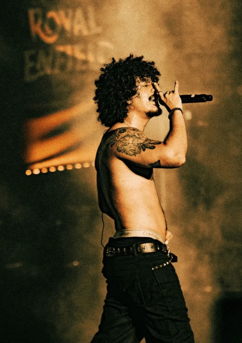 Hanumankind live concert performance at Royal Enfield event, Bangalore — booked via TKC Talent